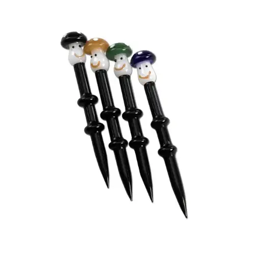 Szklany Dabber z Główką Grzybka - Mushroom Head