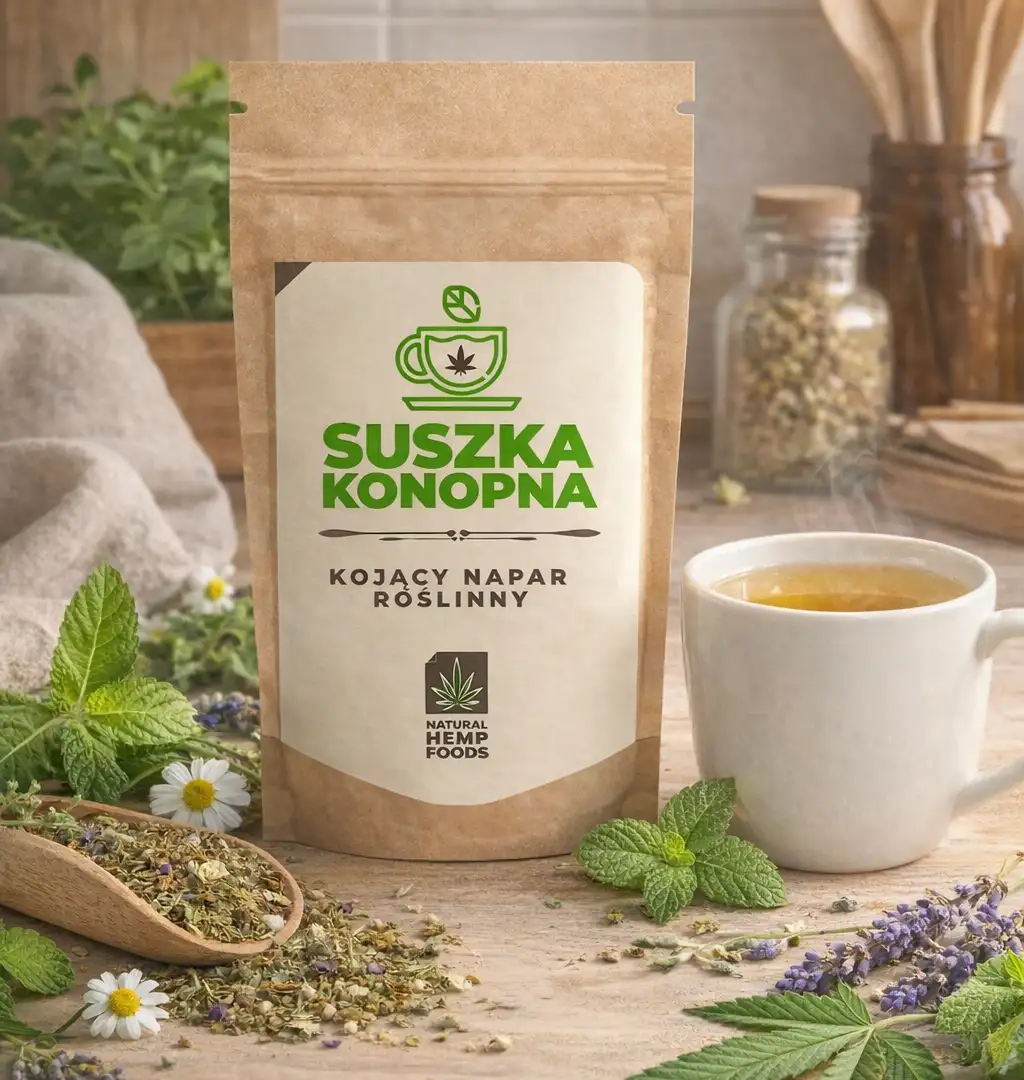 Suszka konopna – liście konopi siewnych z polskich upraw ekologicznych