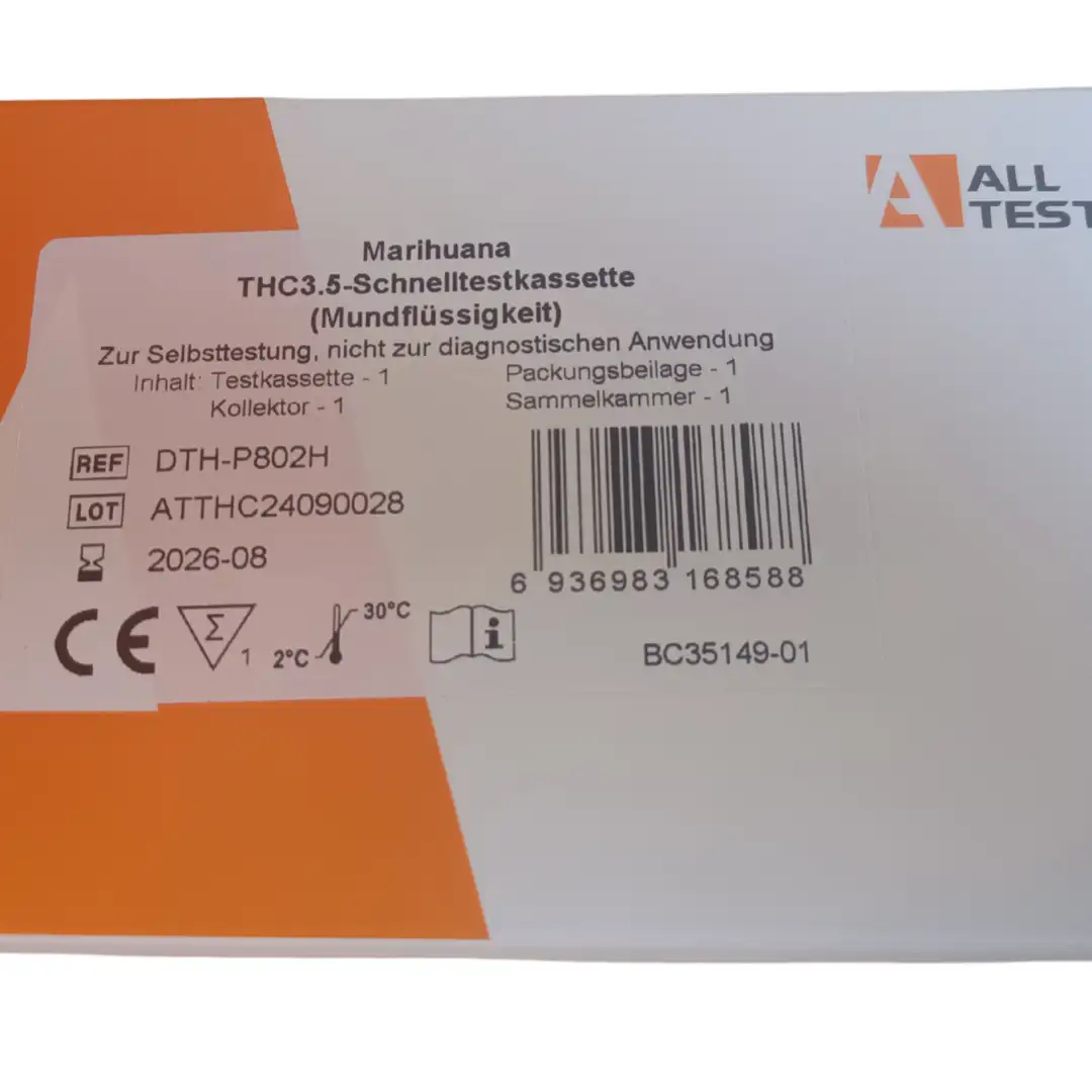 Test na obecność THC w ślinie 3,5 ng/ml – Pewność przed drogą