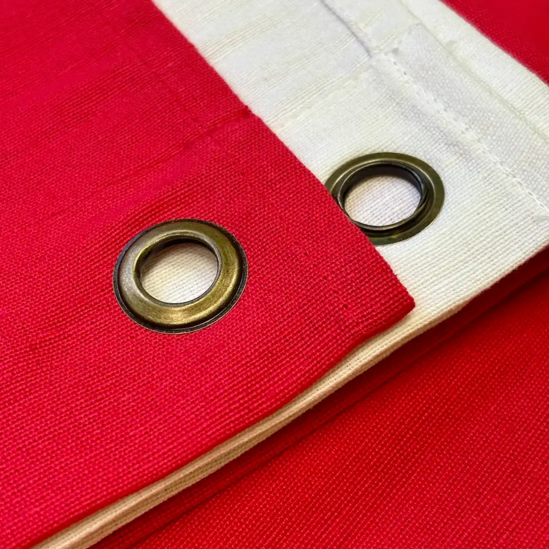 Flaga Polski z tkaniny konopno-bawełnianej – ekologiczna trwała