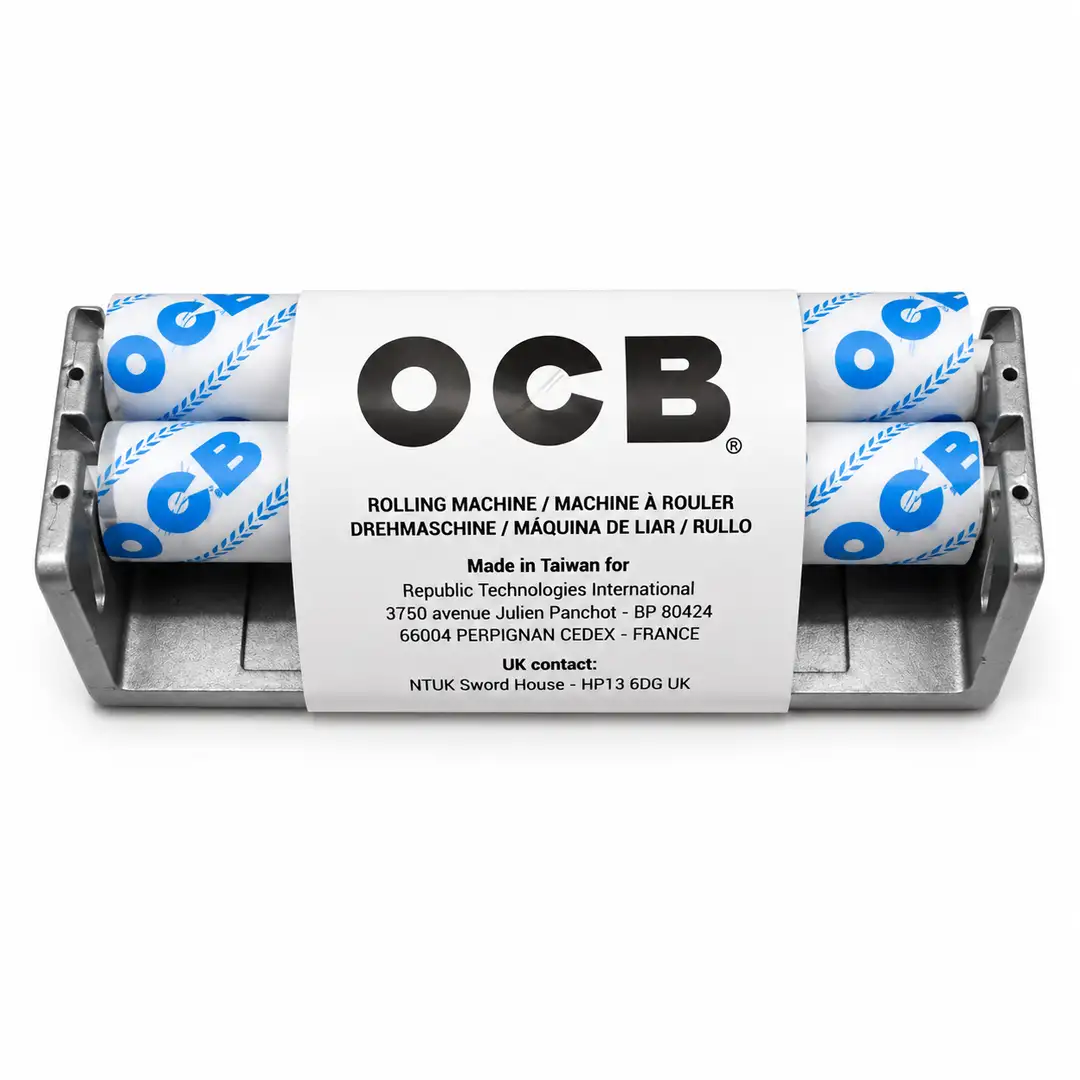 Pancerna Metalowa Maszynka Wałkowa OCB do Pre-rolls i Papierosów – Zwijarka do Bibułek 70 mm (Regular)