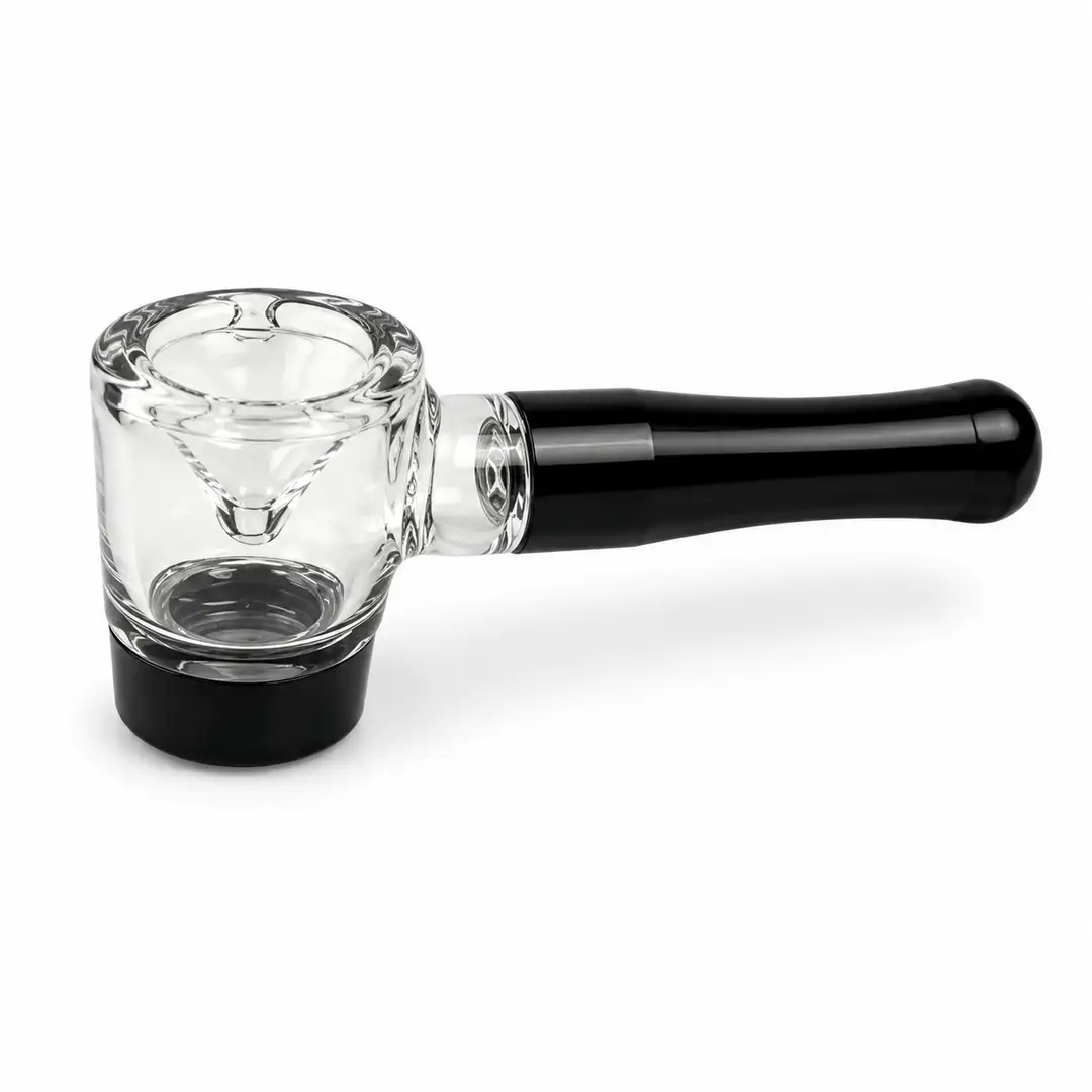 Fajka Szklano Aluminiowa Classic Pipe w Pudełku Prezentowym