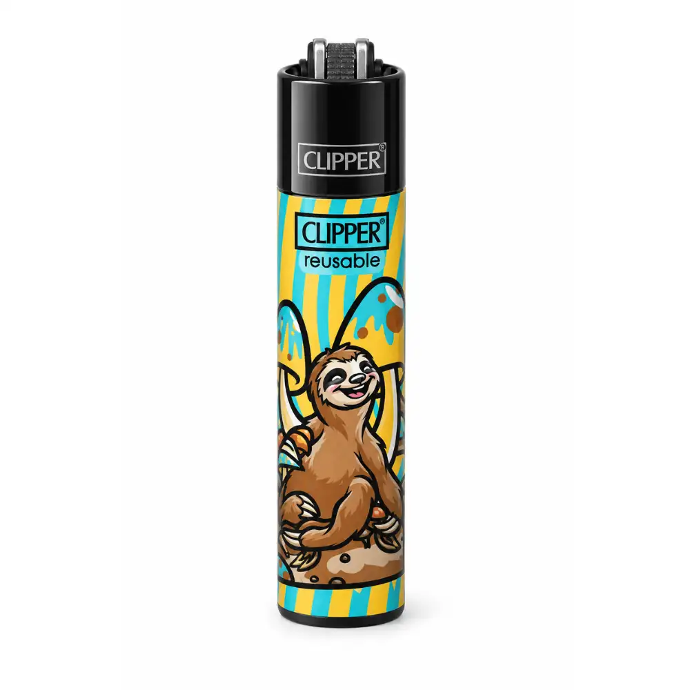 Zapalniczka Gazowa Clipper Seria Grzyby Wielokrotnego Napełniania z Ubijakiem