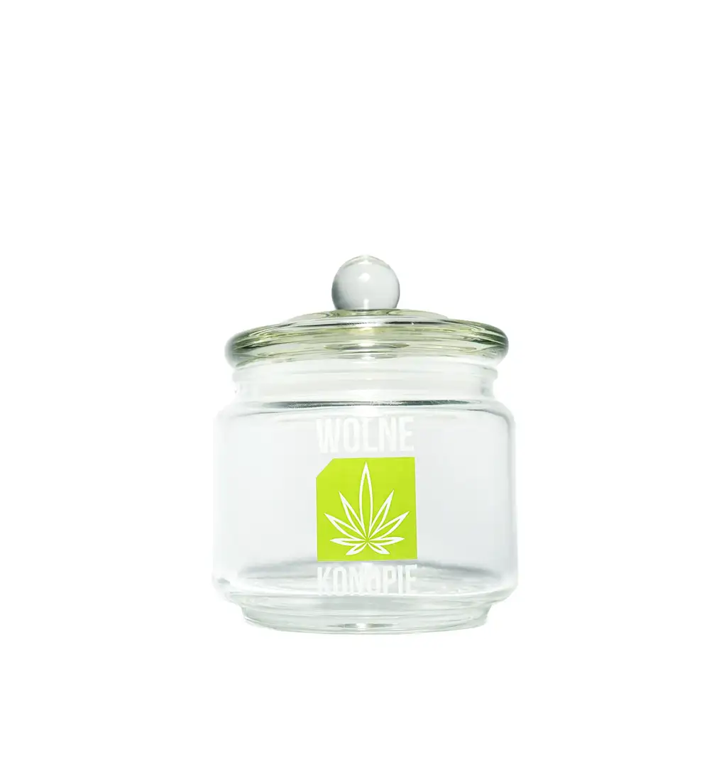 Słoik na susz Wolne Konopie – hermetyczne przechowywanie ziół