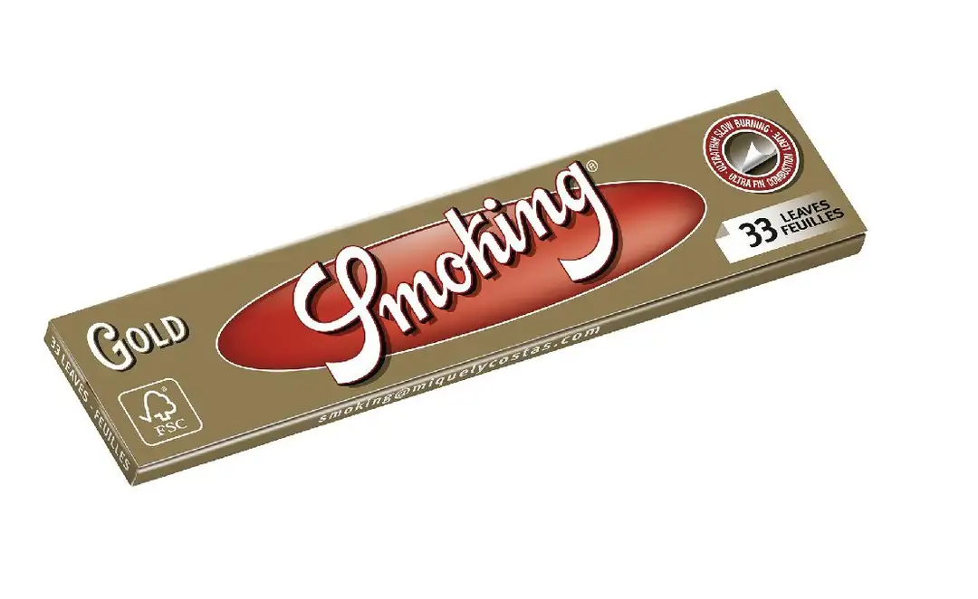 Bletki Smoking Gold KingSize Slim