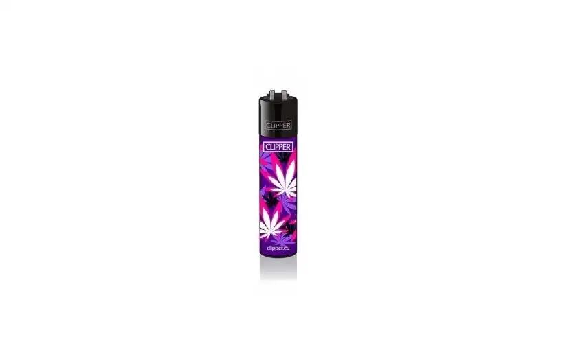 Zapalniczka Clipper Pink Leaves gazowa napełnialna z regulacją płomienia
