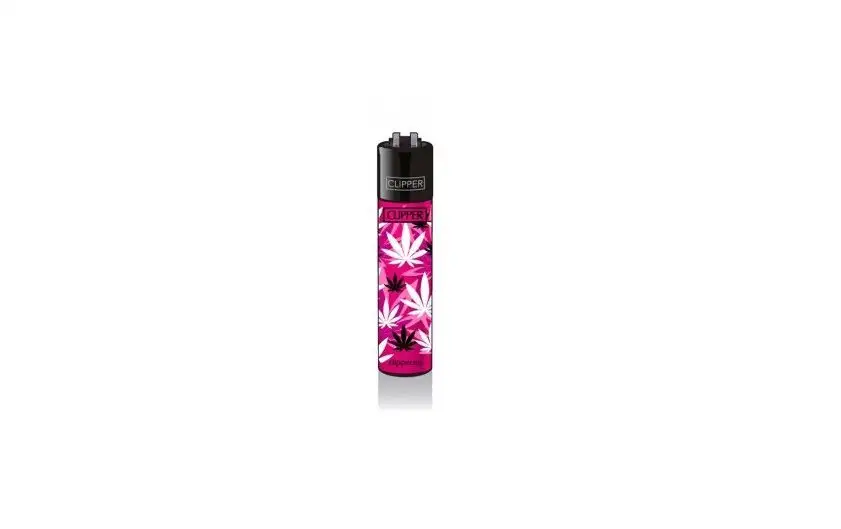 Zapalniczka Clipper Pink Leaves gazowa napełnialna z regulacją płomienia