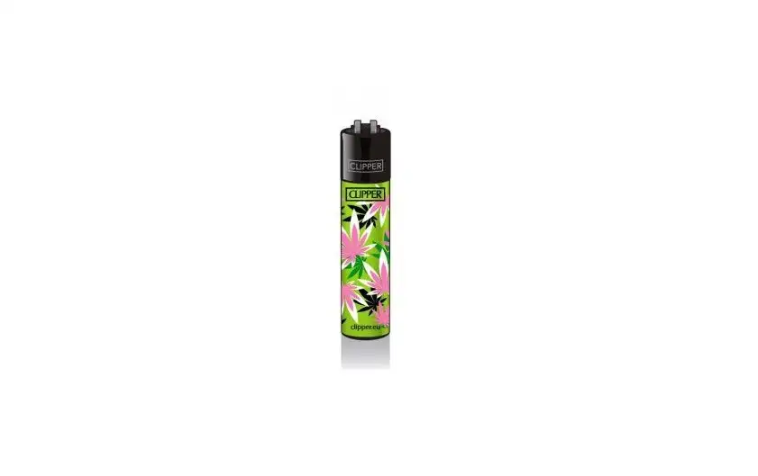 Zapalniczka Clipper Pink Leaves gazowa napełnialna z regulacją płomienia