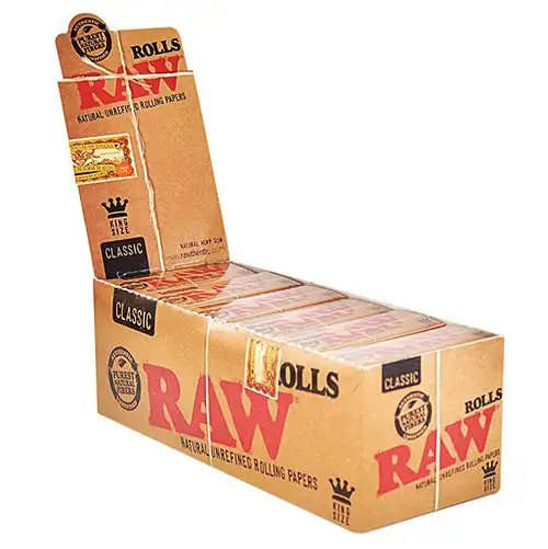 Bibułki Bletki RAW Rolls Classic w rolce (3 metry)