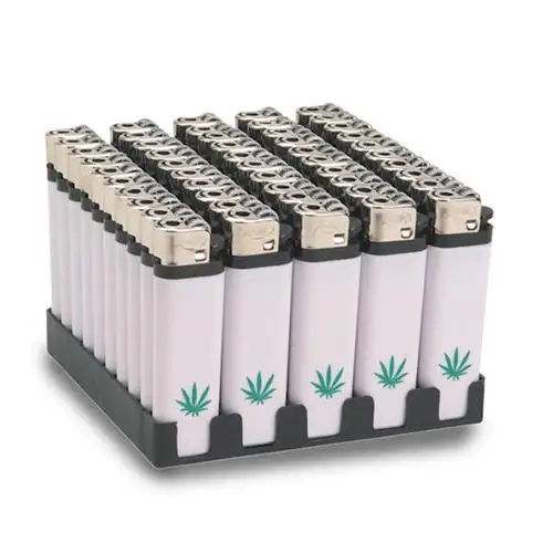 Zapalniczka z liściem konopi – klasyczna wielokrotnego użytku