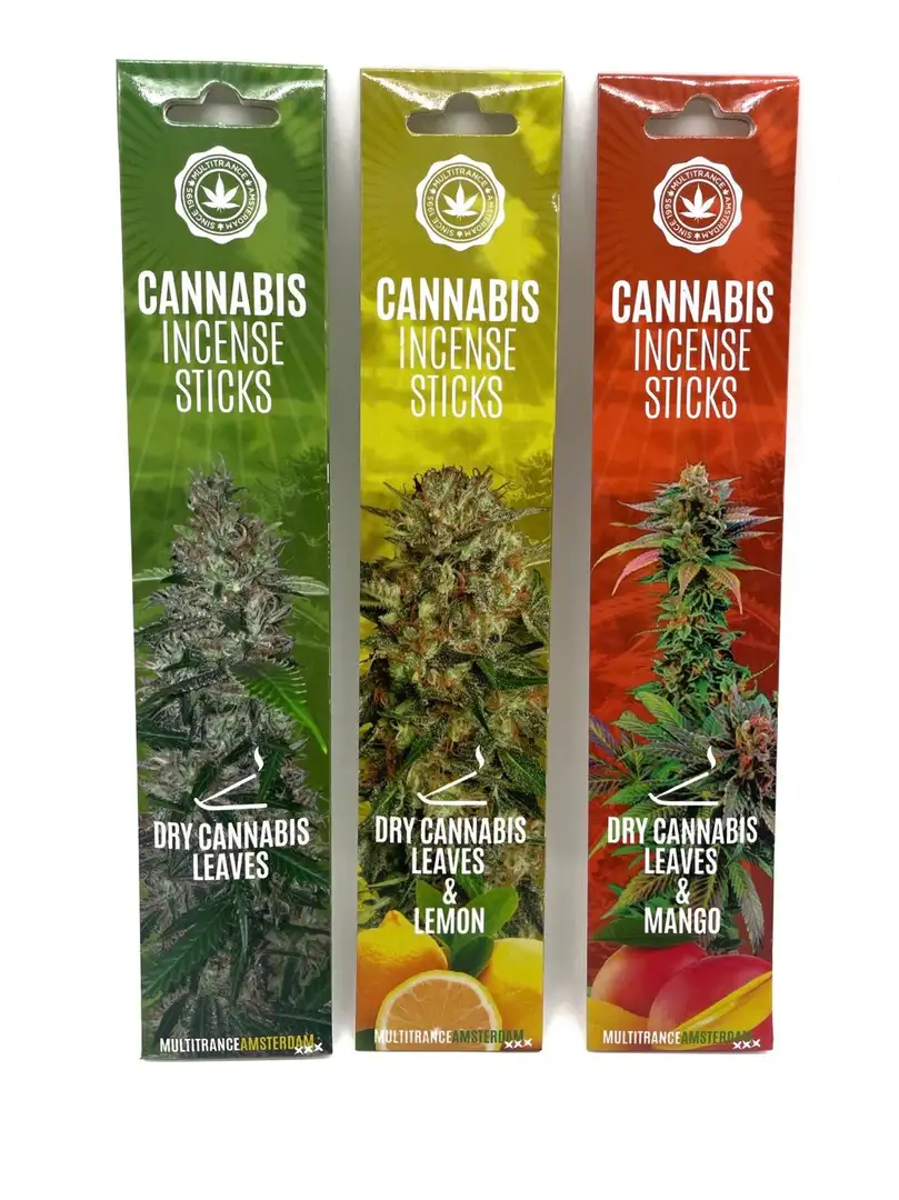 Kadzidełka o zapachu liści konopi i owoców