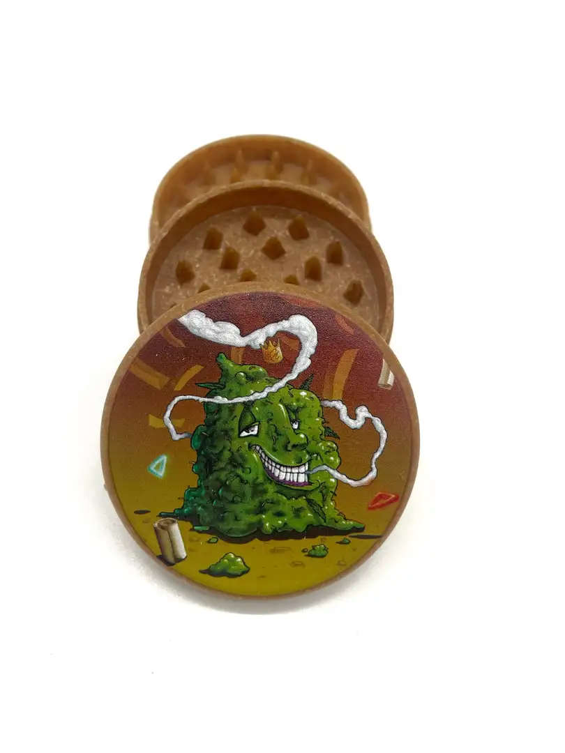 Grinder z plastiku konopnego "Buds"