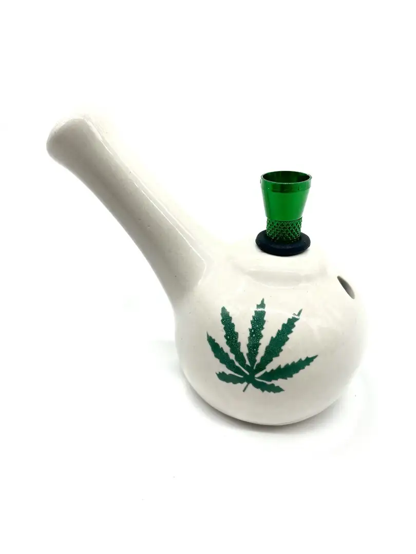 Ceramiczna Fajka Liść – Stylowa Lufka Rasta 12 cm