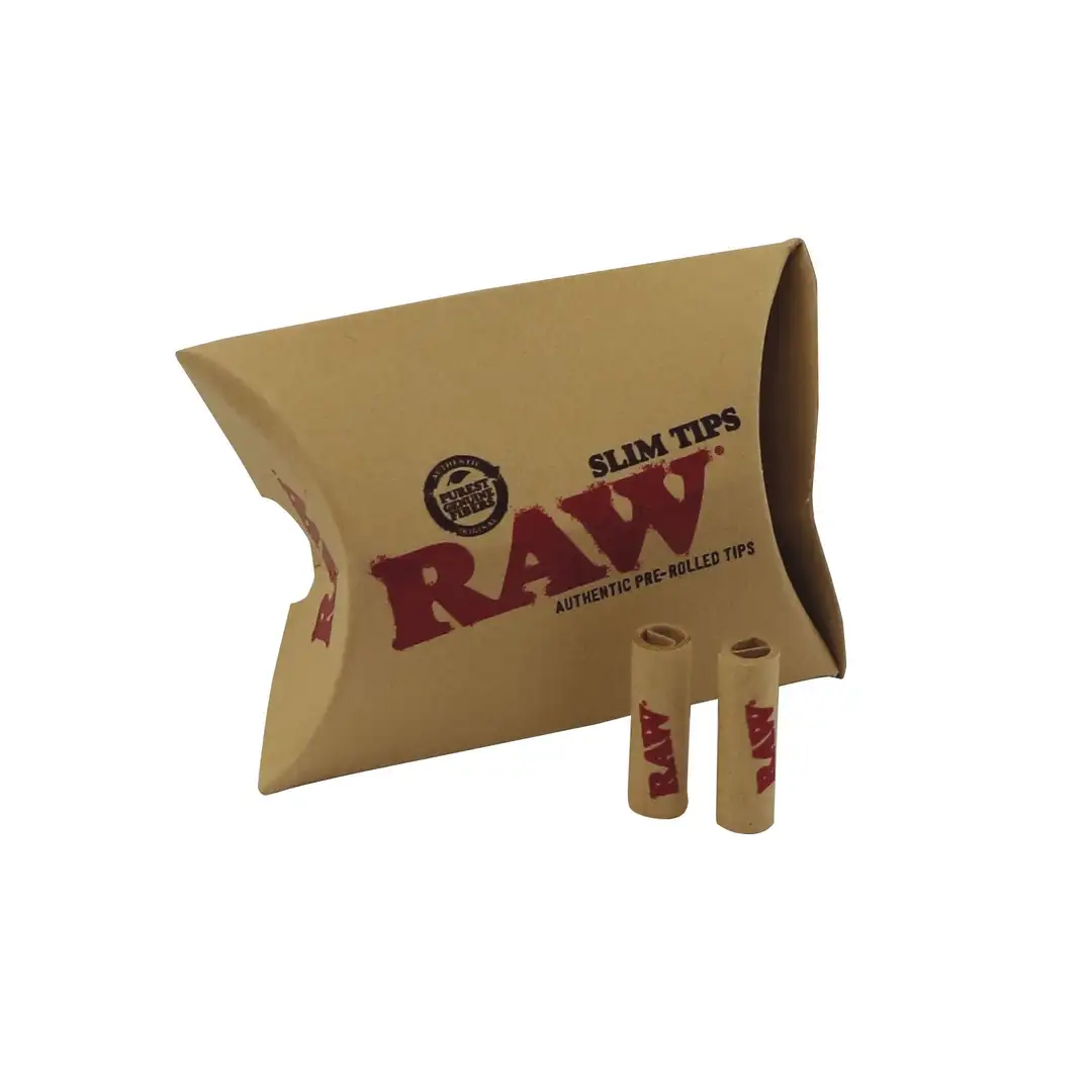 Gotowe filterki RAW Authentic PreRolled Tips Slim 21 szt.