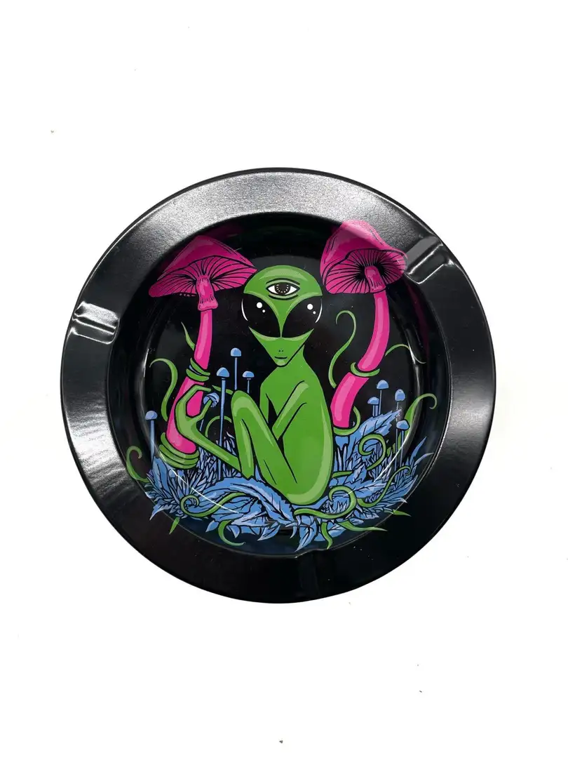 Metalowa popielniczka Alien Mushroom