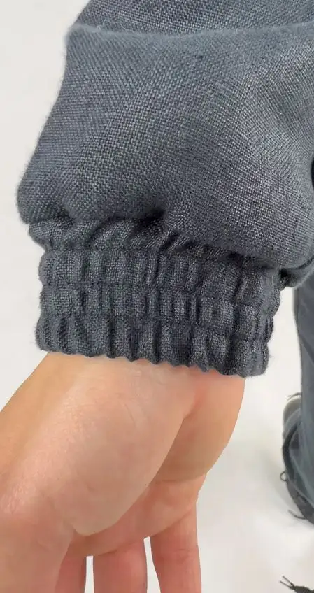 Breed Bros Bluza z konopi Unisex czarna