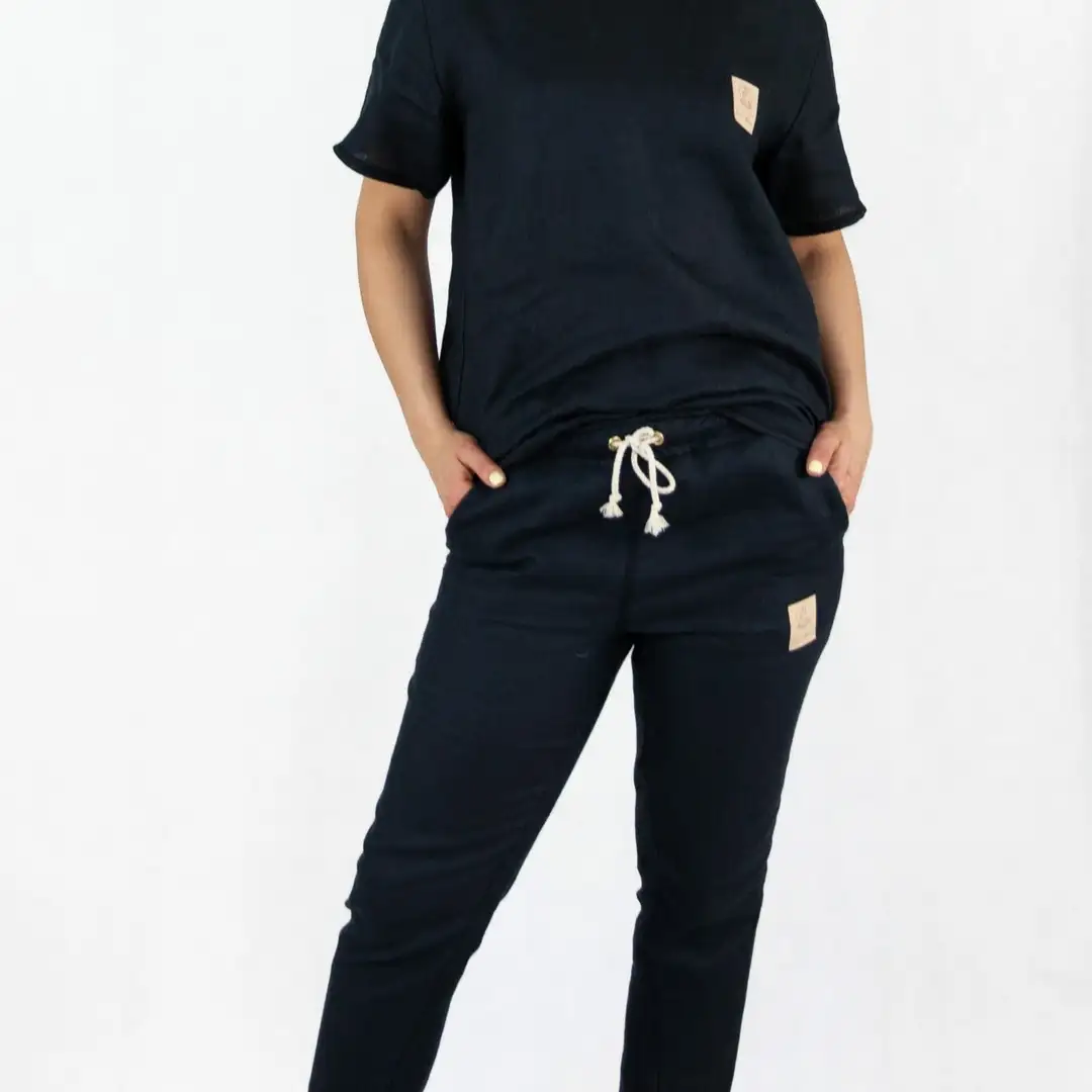 Breed Bros Spodnie Joggery Czarne Unisex