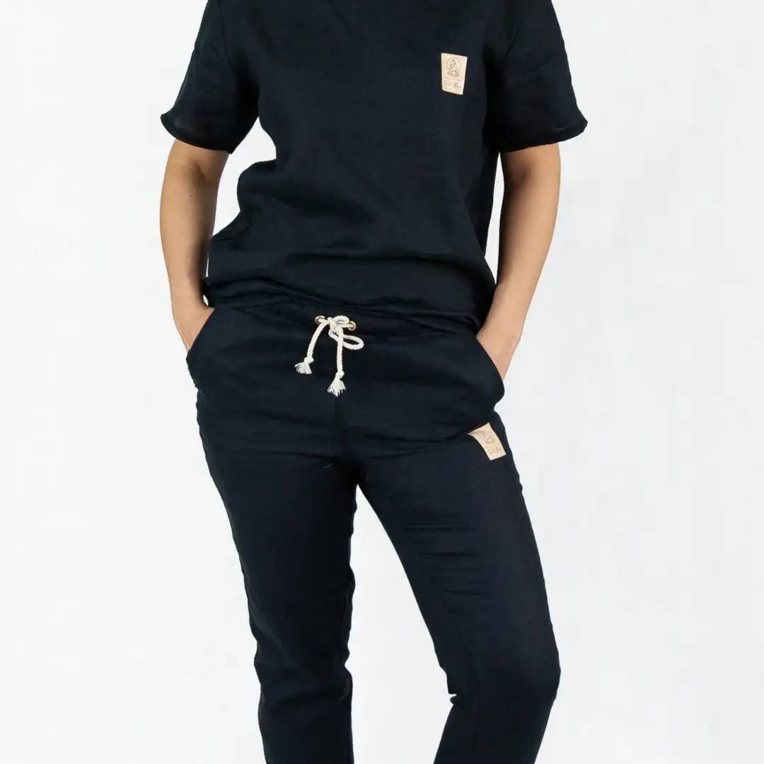 Breed Bros Spodnie Joggery Czarne Unisex