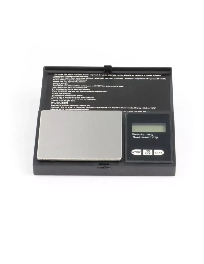 Elektroniczna Waga Kieszonkowa SMONO® – Maksymalny Udźwig 500 g / Dokładność Pomiaru 0,01 g