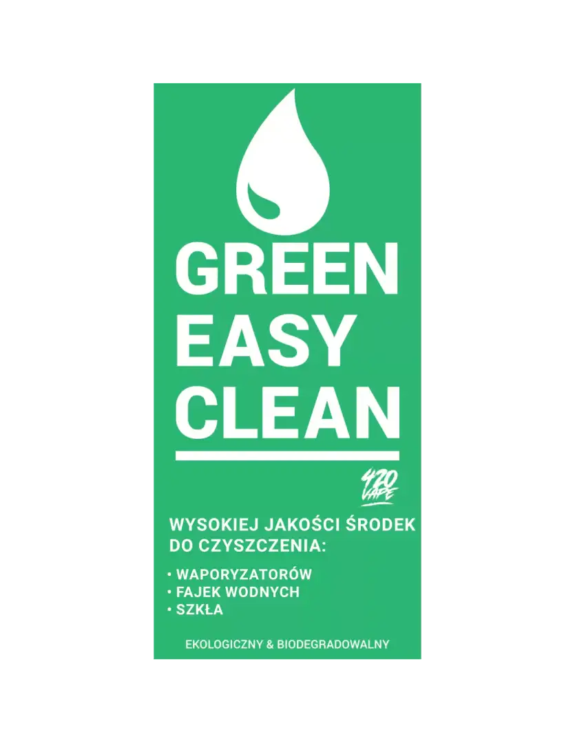 Green Easy Clean - płyn do czyszczenia bonga, waporyzatora, szkła