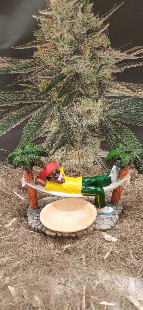 Popielniczka ceramiczna Rasta na hamaku