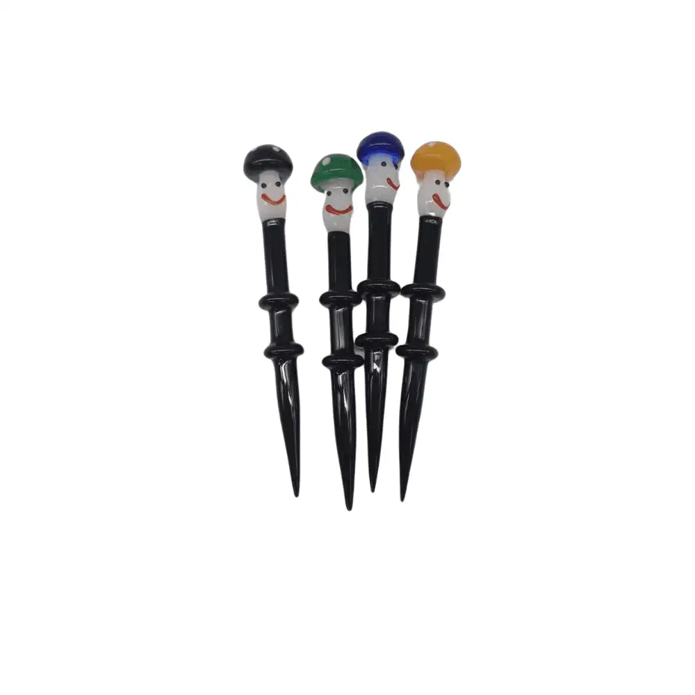 Szklany Dabber z Główką Grzybka - Mushroom Head