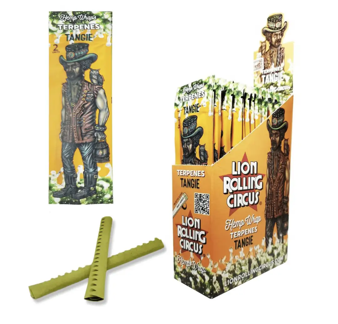 Lion Rolling Circus Blanty Konopne Hemp z terpenami 2 szt.