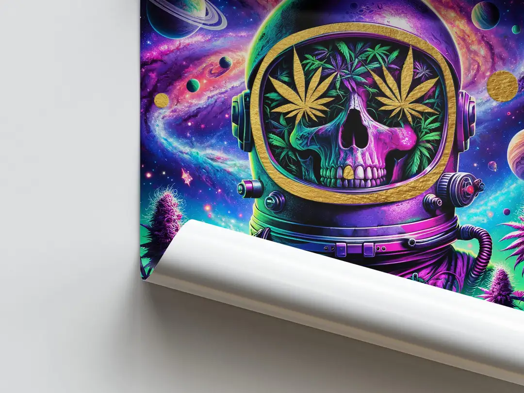 Plakat Kosmos Motyw Przestrzeni Kosmicznej rozmiar B2