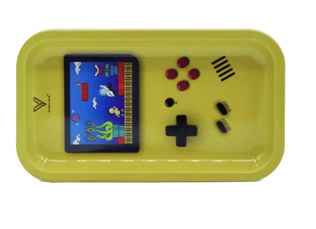 Pudełko z Pokrywą i Tacką Syndicase Game Head 21x13.5 cm Stylowe Przechowywanie i Organizacja