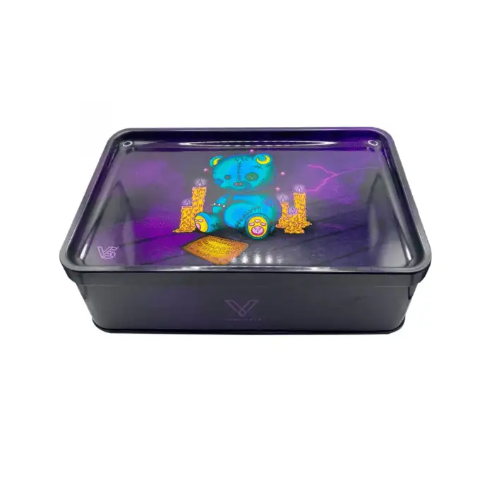 Pudełko z Pokrywą i Tacką Syndicase Ouija Bear 21x13.5 cm Stylowe Przechowywanie i Organizacja