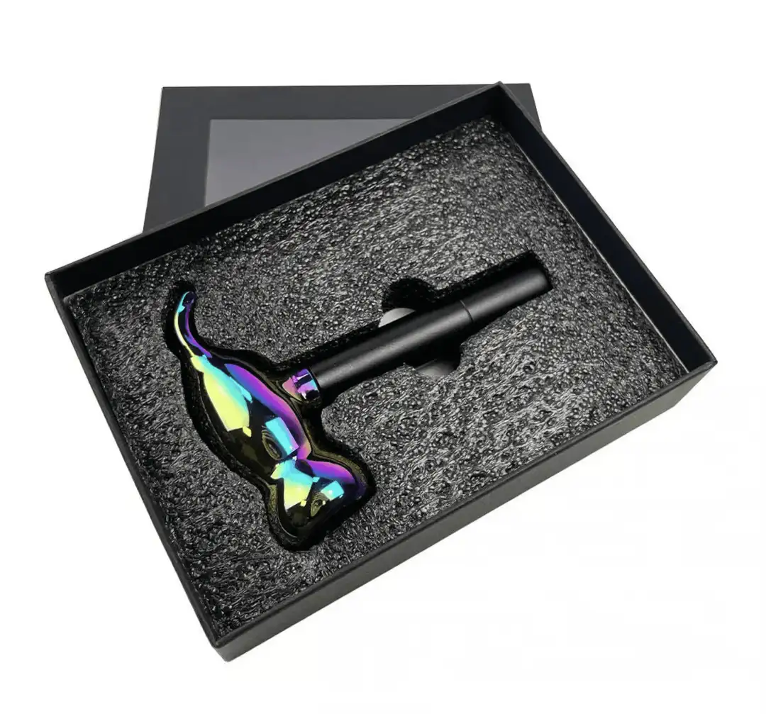 Fajka Hammer Pipe Szklano-Aluminiowa dla Wyjątkowego Doświadczenia Palenia