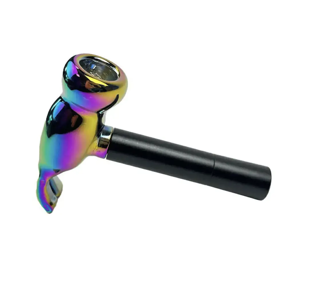 Fajka Hammer Pipe Szklano-Aluminiowa dla Wyjątkowego Doświadczenia Palenia