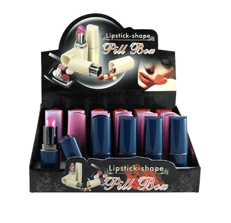 Schowek w kształcie szminki – dyskretne przechowywanie