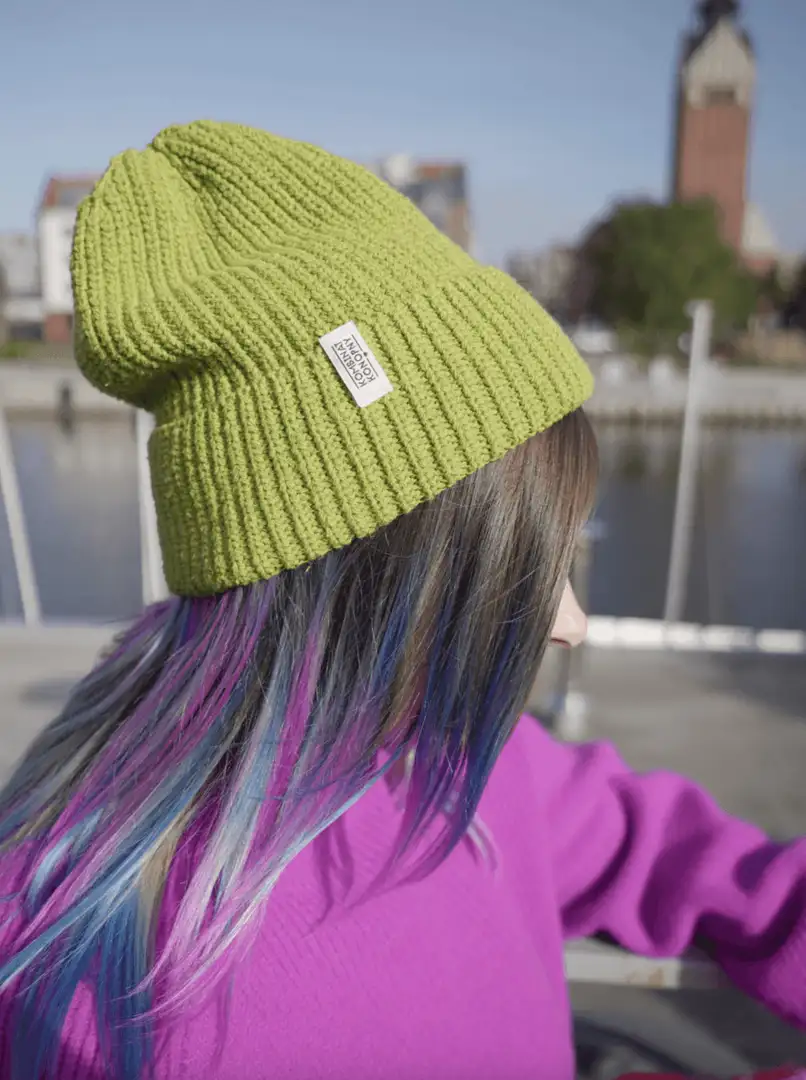 Czapka całoroczna z konopi i bawełny - różne kolory