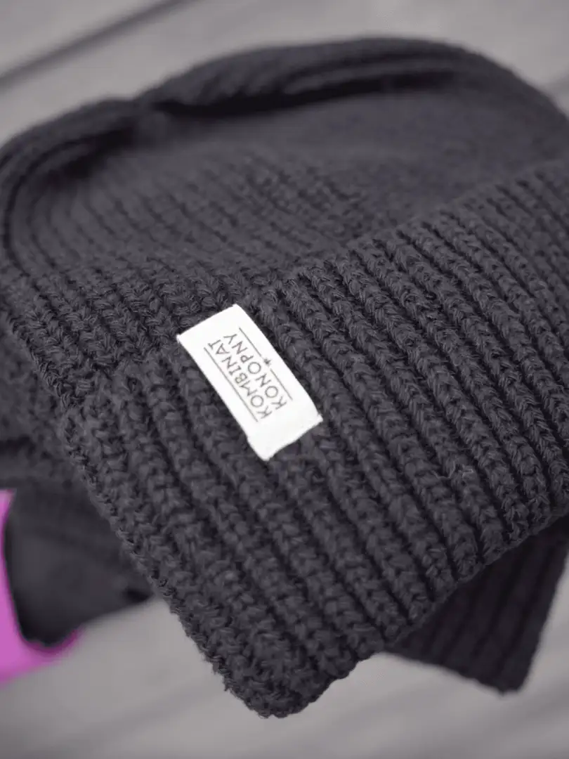 Czapka całoroczna z konopi i bawełny - różne kolory