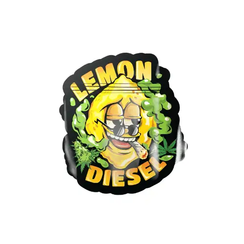 Saszetka do przechowywania suszu Mylar Lemon Diesel zapachoodporny