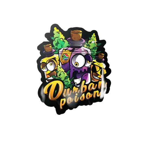 Saszetka do przechowywania suszu Mylar Durban Poison zapachoodporny