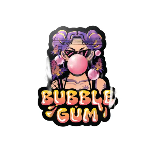 Saszetka do przechowywania suszu Mylar Bubble Gum zapachoodporny