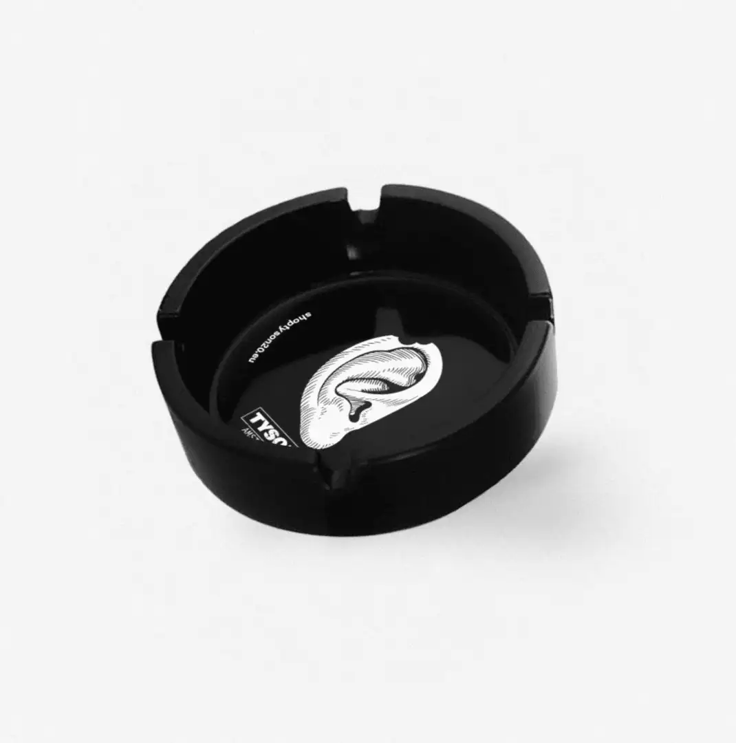 Tyson 2.0 Popielniczka szklana Mike Bite - Czarna