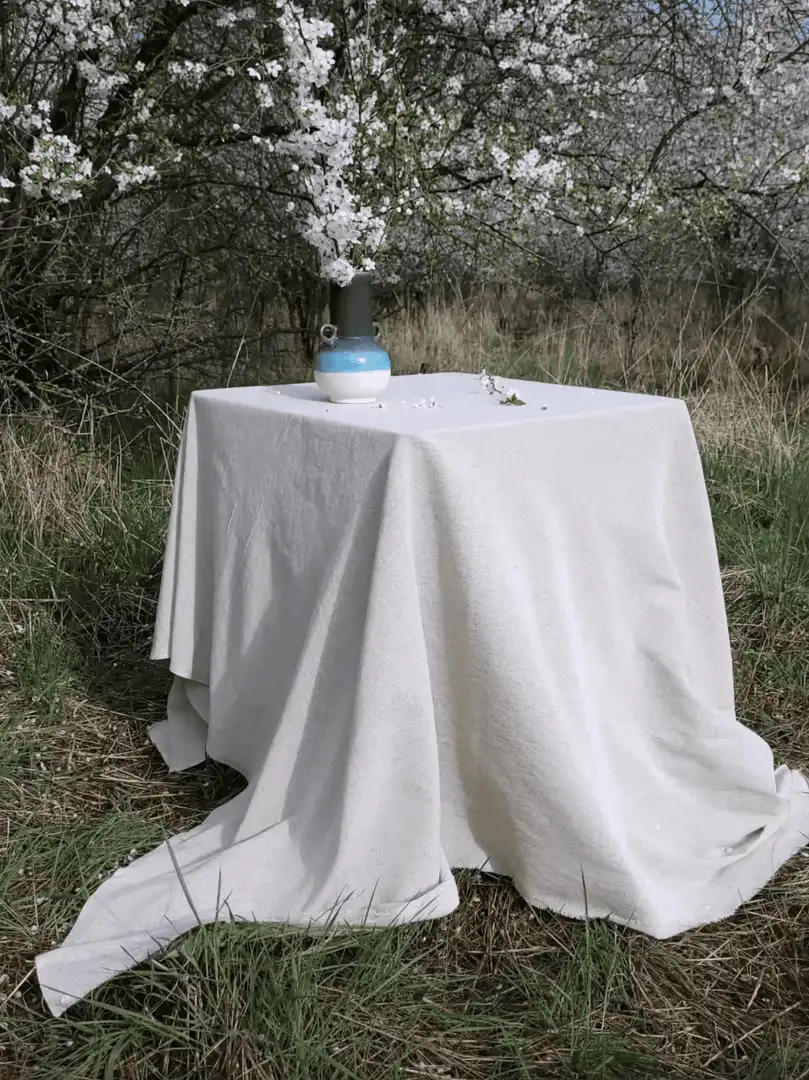 Tkanina bawełniano-konopna Płócienna 70% Bawełna 30% Konopie – Naturalna i Ekologiczna 1mb