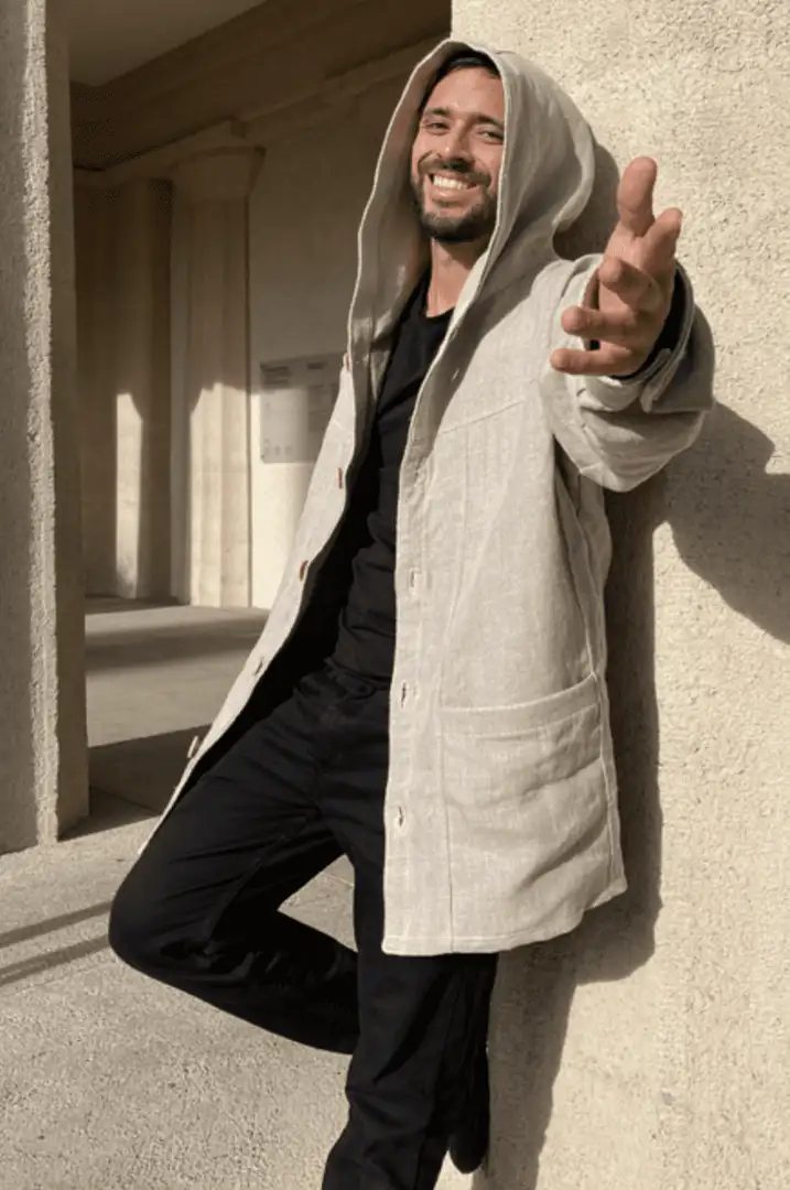 Palto konopne Obiwan – 100% konopie, ręcznie szyte w Polsce