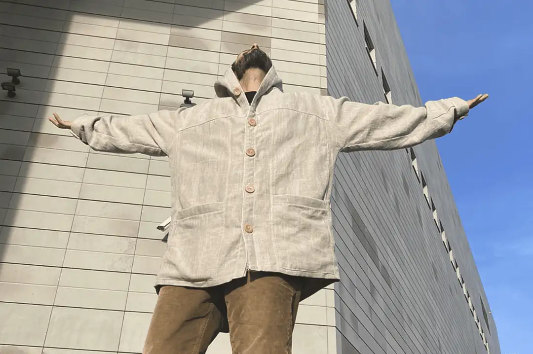 Palto konopne Obiwan – 100% konopie, ręcznie szyte w Polsce