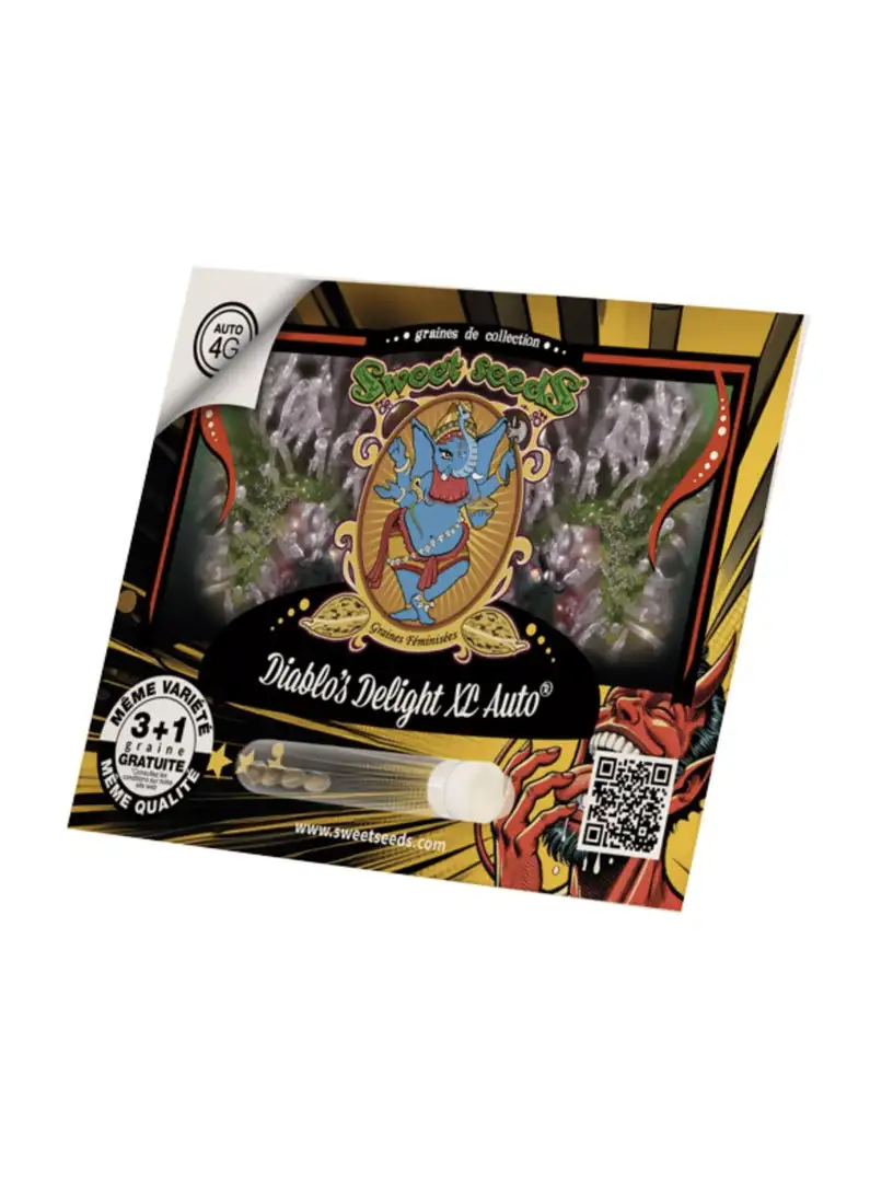 Diablos Delight XL Auto Automatycznie Kwitnąca Hybryda 4 Generacji Sweet Seeds