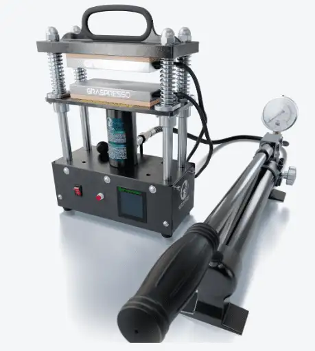 Graspresso EPIC 20T Rosin Press – prasa hydrauliczna z manometrem płyty 20x9 cm
