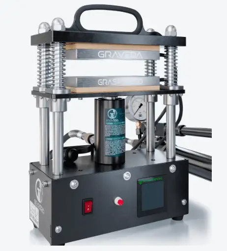 Graspresso EPIC 20T Rosin Press – prasa hydrauliczna z manometrem płyty 20x9 cm