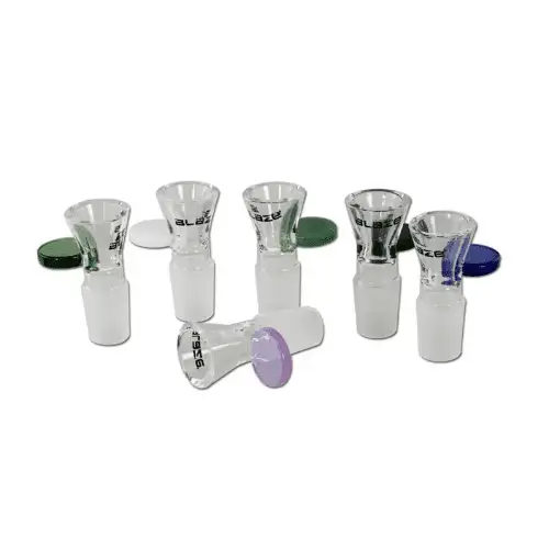 Cybuch BLAZE szklany do bonga 18.8 mm borokrzemowy z uchwytem