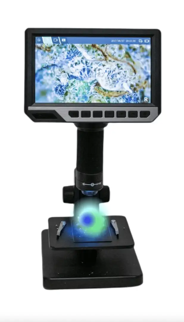 Mikroskop Dankoscope 2000x z ekranem LCD 7” – inspekcja suszu i kontroli jakości