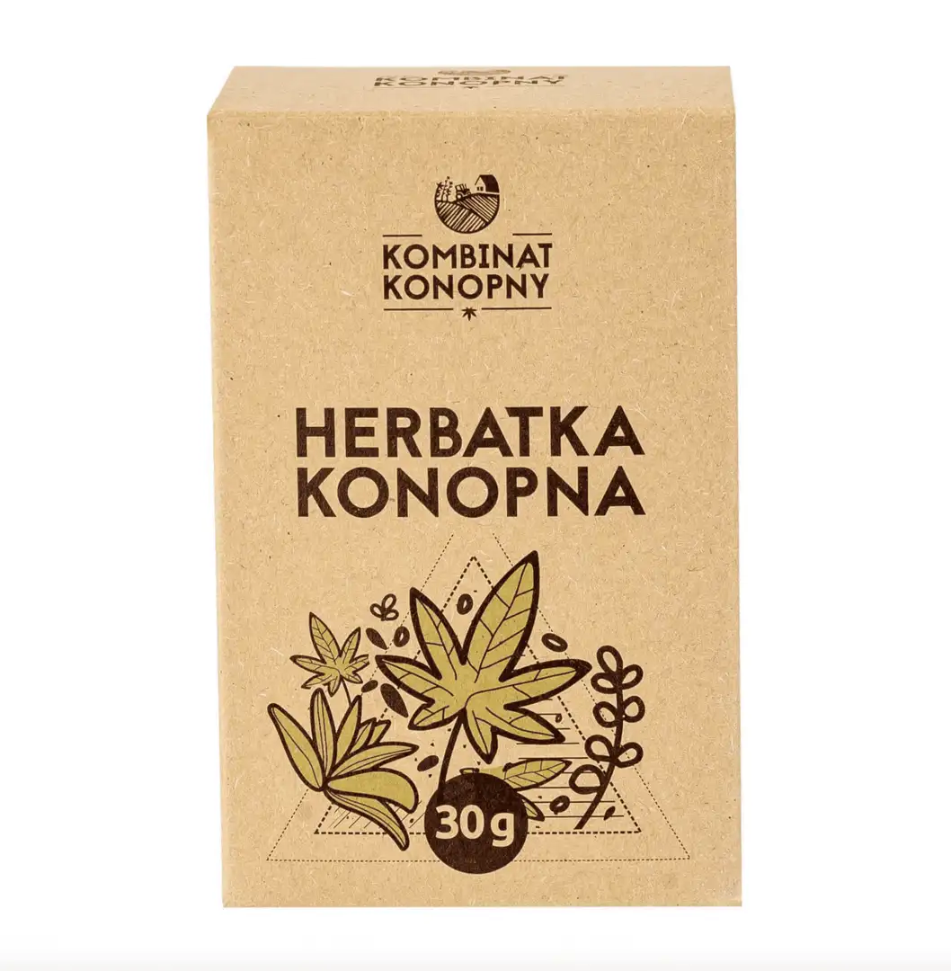 Herbatka konopna w piramidkach 30 g – naturalny relaks z konopi włóknistych