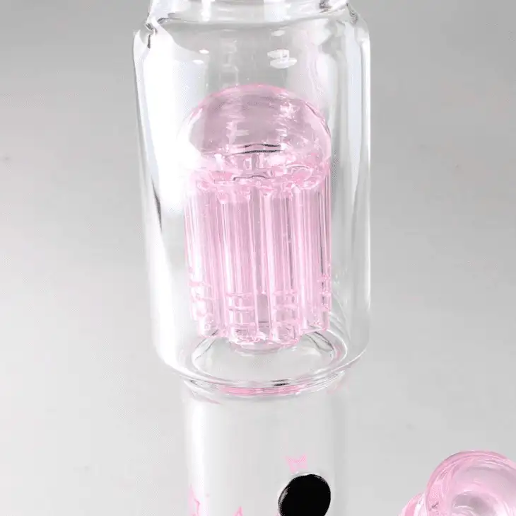 Black Leaf BITCH Bong Różowe Bongo Zestaw w Walizce