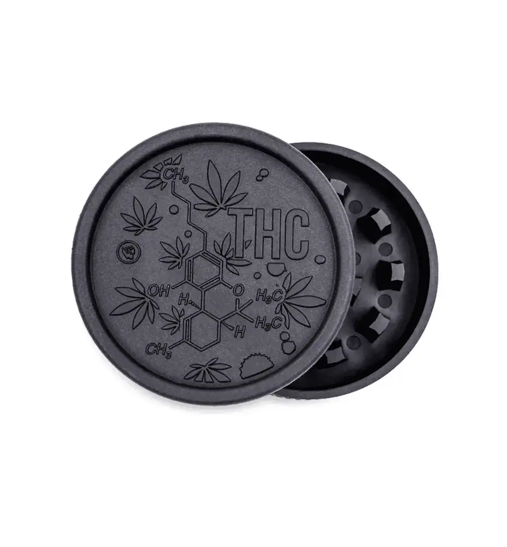 Młynek z Włókna Konopnego FIRE-FLOW ™ Molekuła THC 55 mm – Ekologiczny Styl i Wydajność